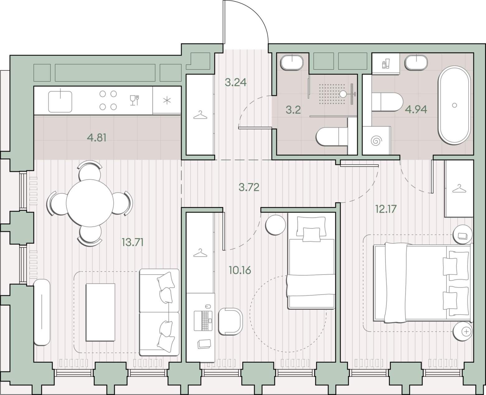 Объект по адресу Москва г, Ивана Франко ул, д. 22к1