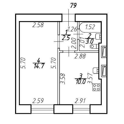 Объект по адресу Москва, Московское шоссе, д.256к3 