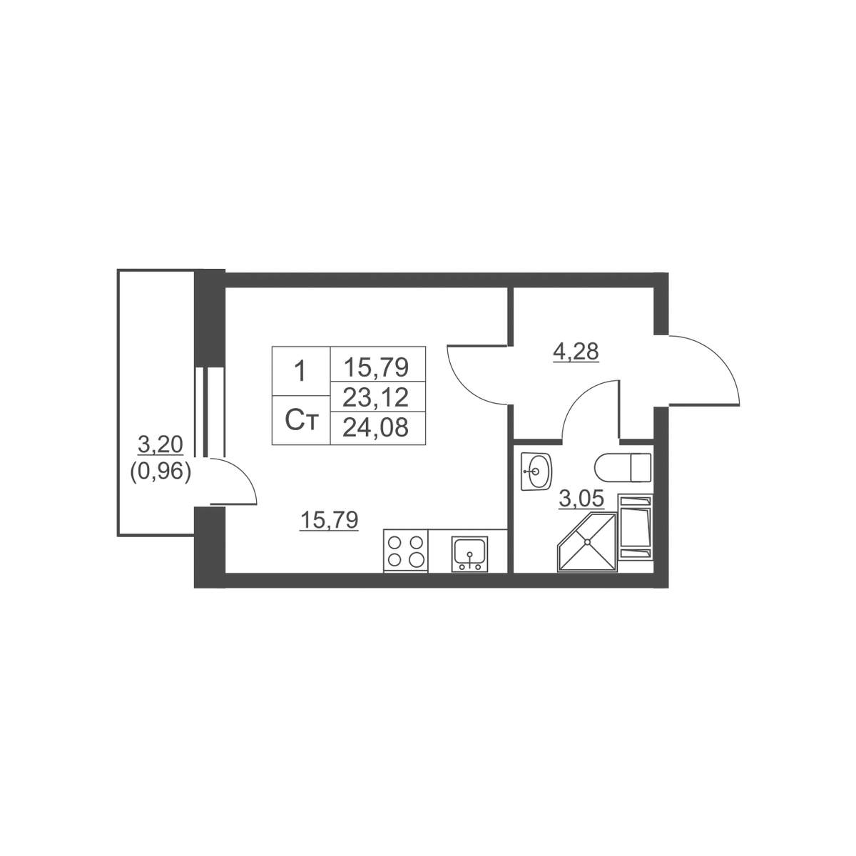 Объект по адресу Москва, Западный проезд, д.13/1 