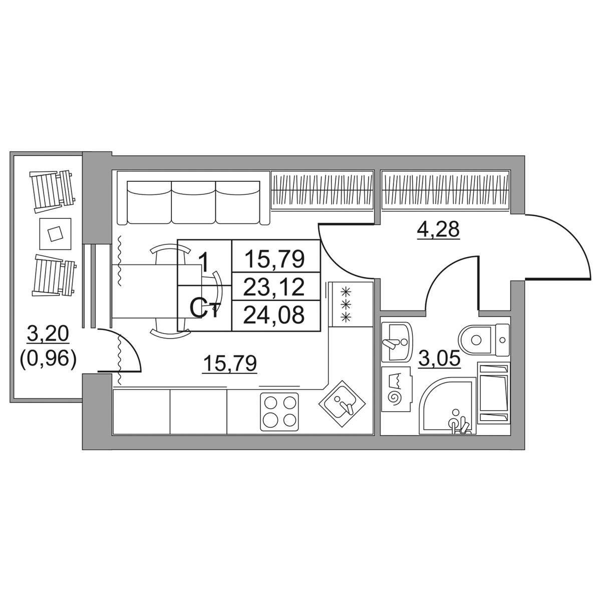 Объект по адресу Москва, Западный проезд, д.13/1 