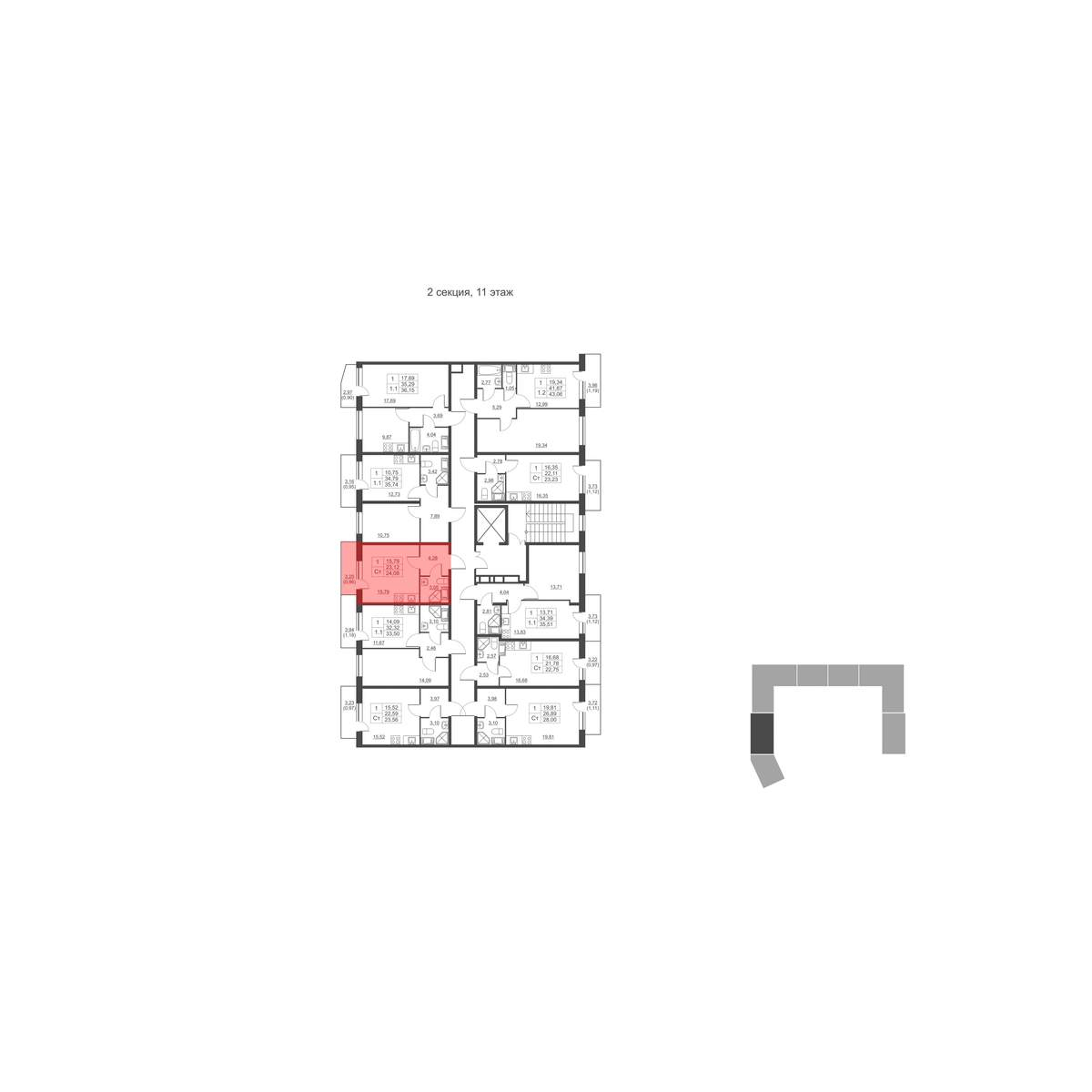 Объект по адресу Москва, Западный проезд, д.13/1 