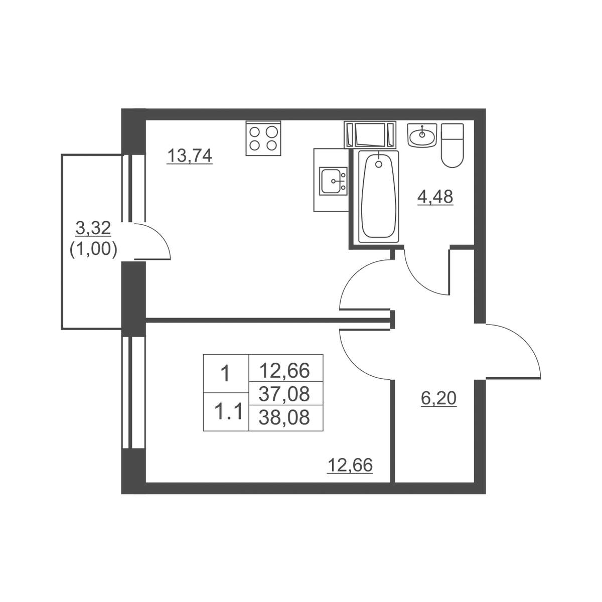 Объект по адресу Москва, Западный проезд, д.13/1 