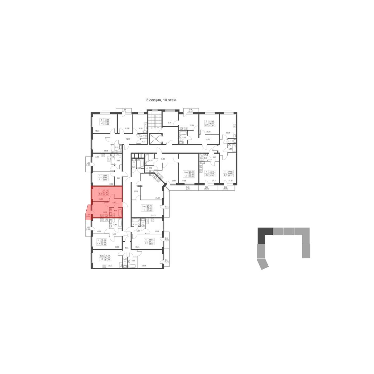 Фото квартиры по адресу Москва, Западный проезд, д.13/1 