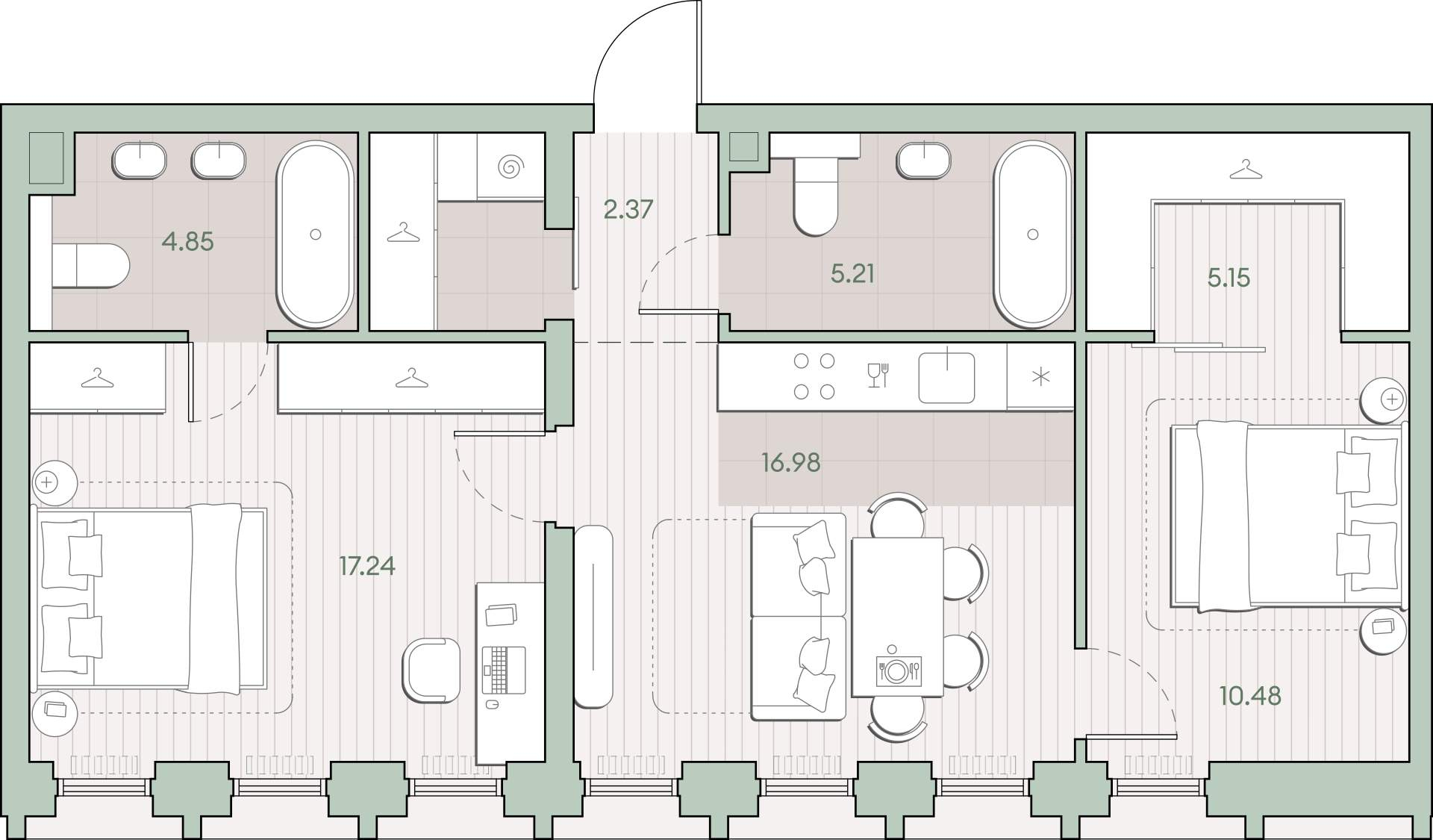 Объект по адресу Москва г, Ивана Франко ул, д. 22к1