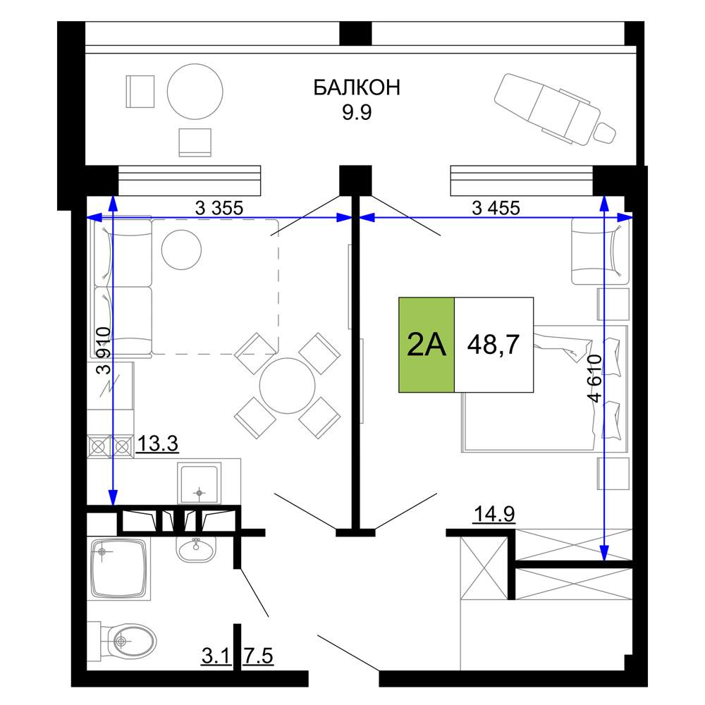 Объект по адресу Москва, Сосновый проезд, д.10 литера 2 