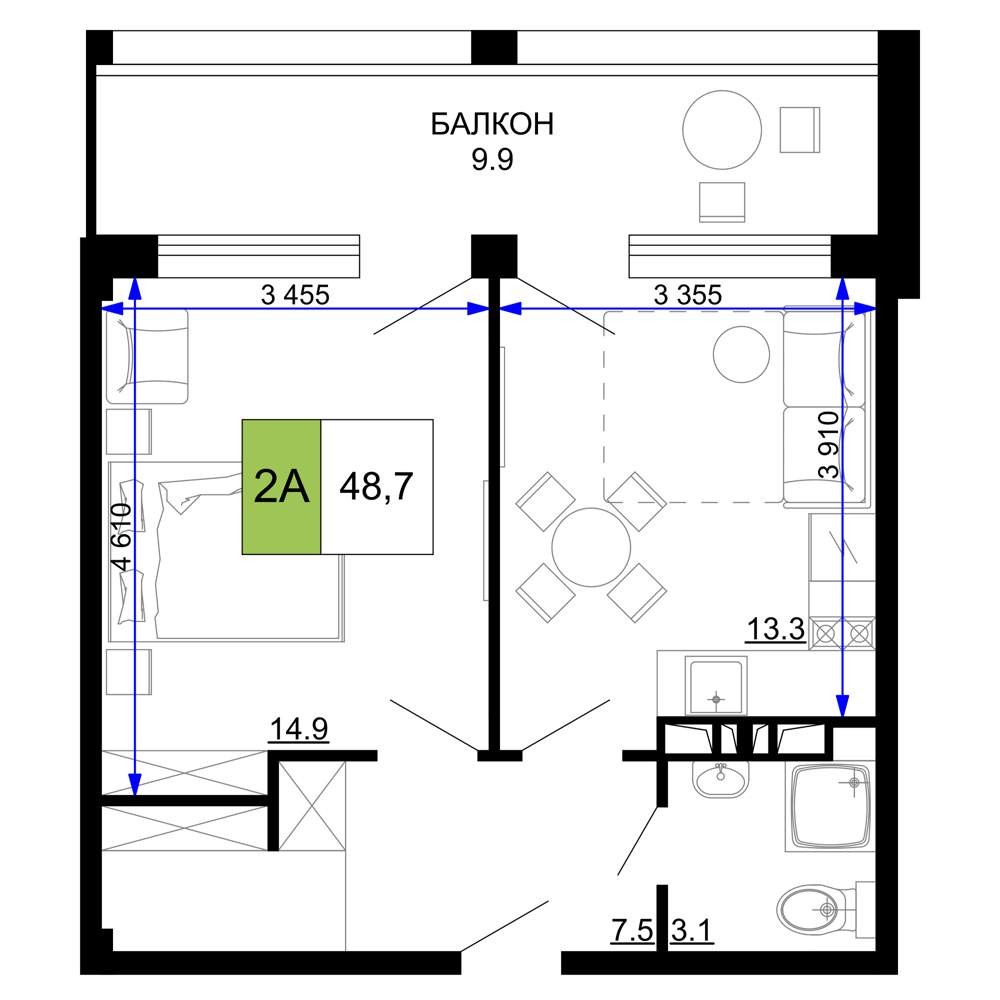 Объект по адресу Москва, Сосновый проезд, д.10 литера 2 