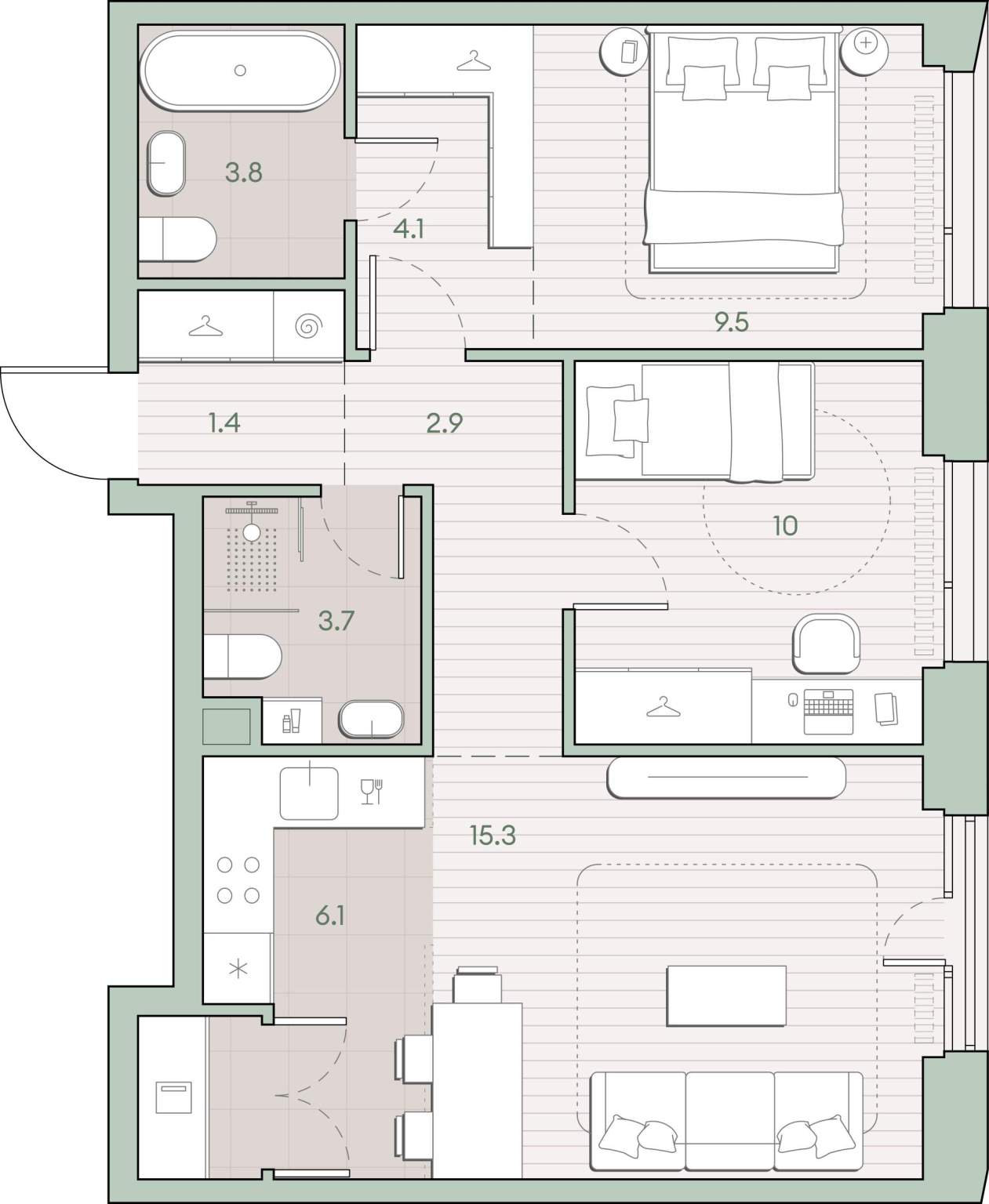 Объект по адресу Москва, Очаковское шоссе, д.1 