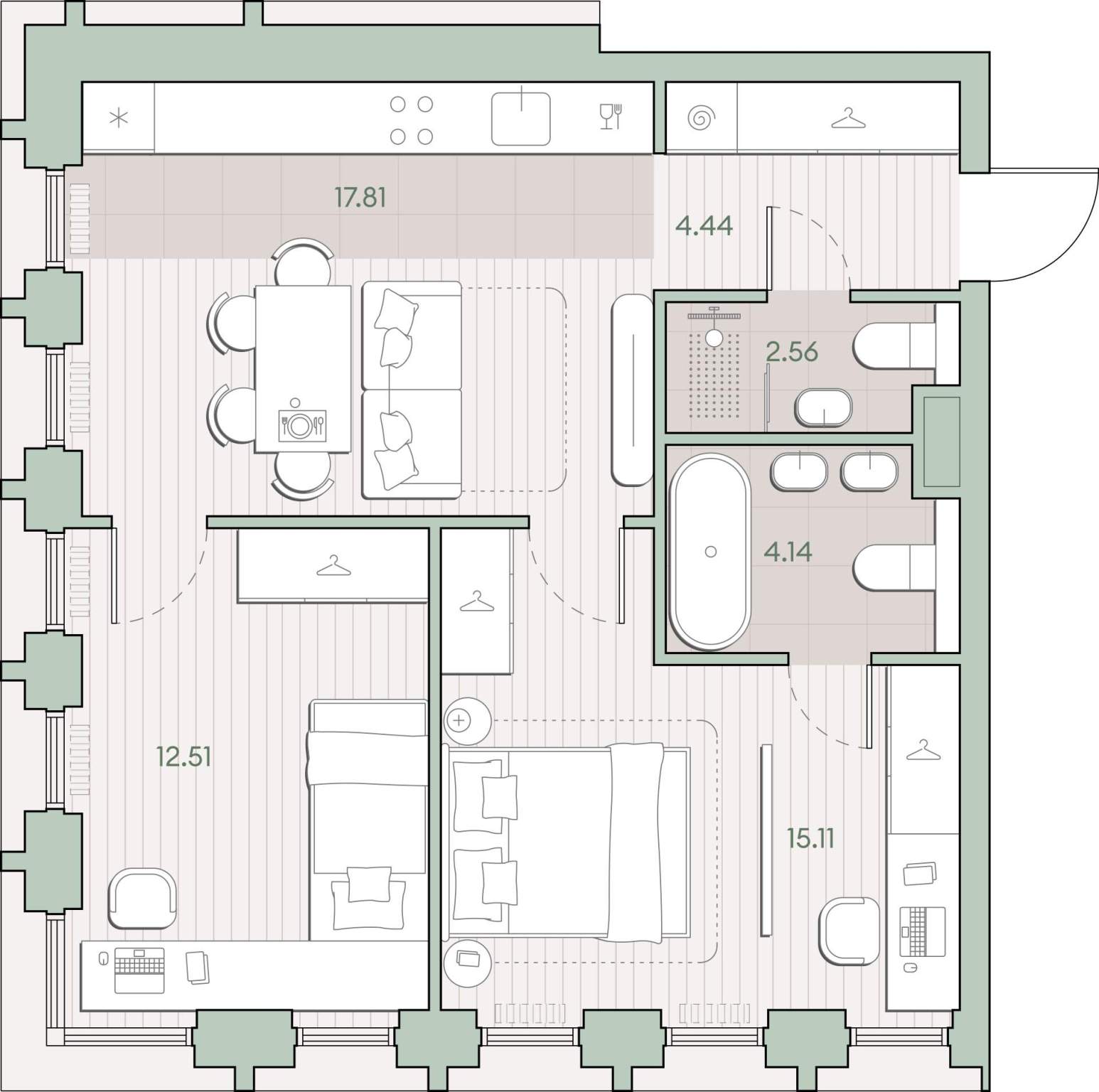 Объект по адресу Москва г, Ивана Франко ул, д. 22к1