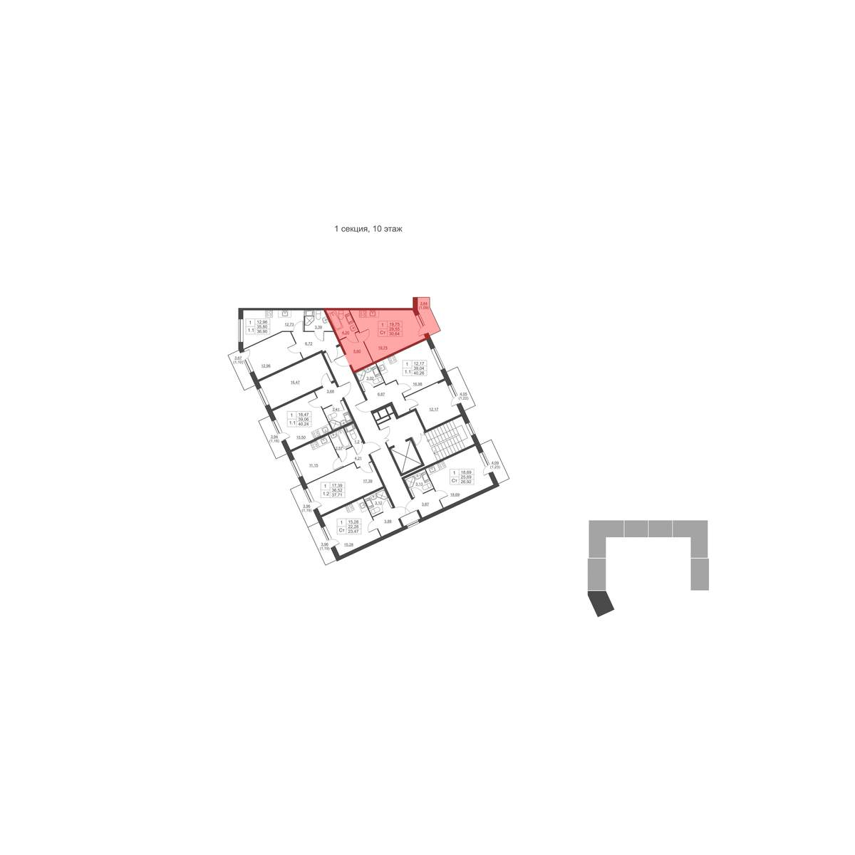 Объект по адресу Москва, Западный проезд, д.13/1 