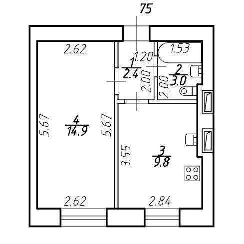 Объект по адресу Москва, Московское шоссе, д.256к3 