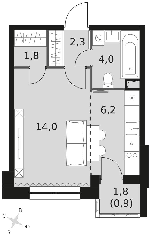 Объект по адресу Москва, Центральная улица, д.2 