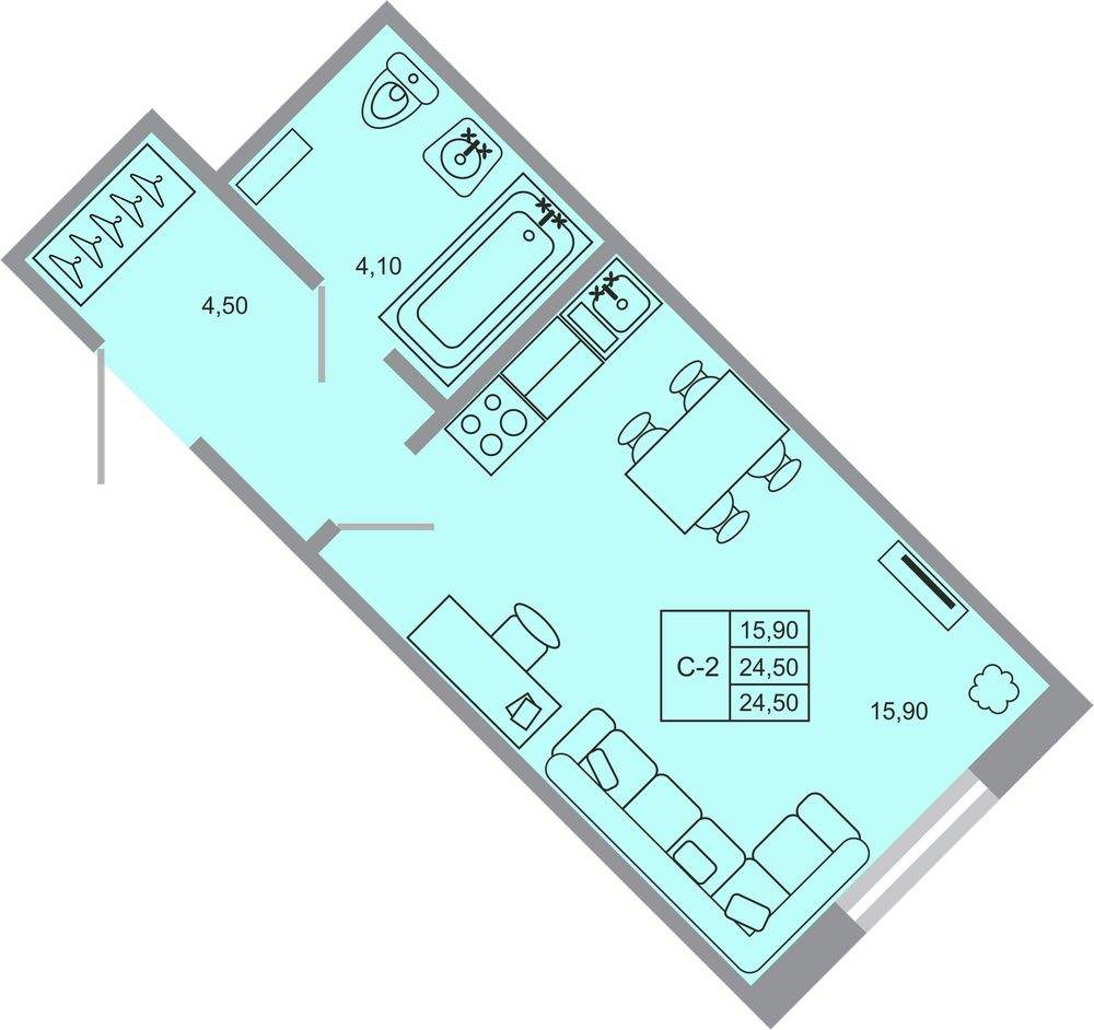 Объект по адресу Ленинградская обл, Всеволожский р-н, Тихая ул, д. 1