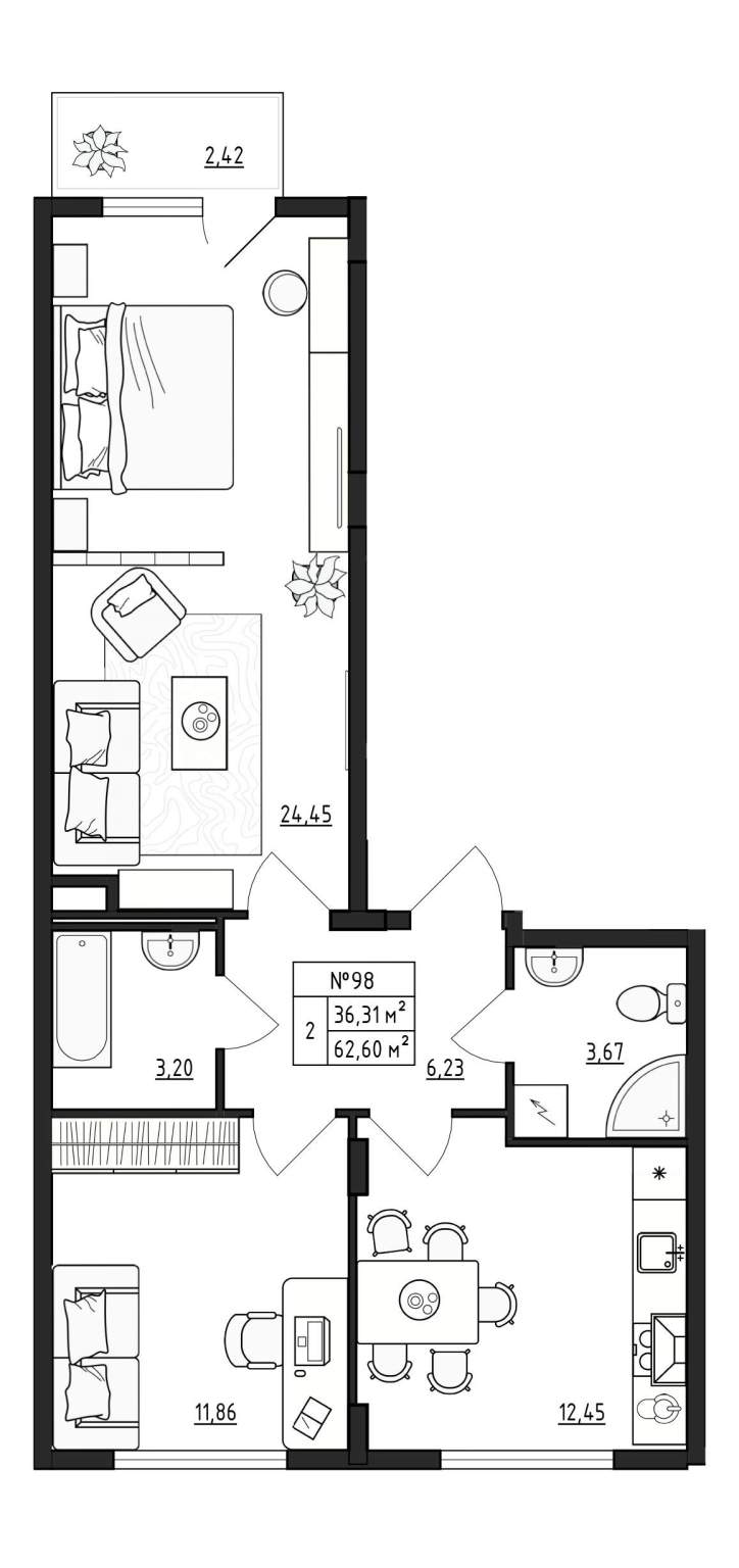 Объект по адресу Ленинградская обл, Гатчинский р-н, Малое Верево д, Кутышева ул, д. 9к2