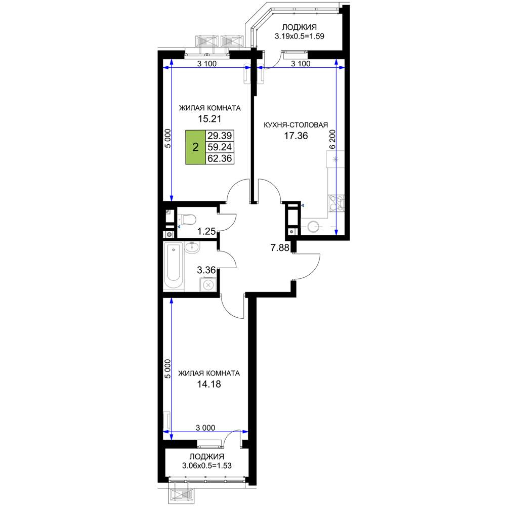 Объект по адресу Москва, Старокубанская улица, д.2/23 