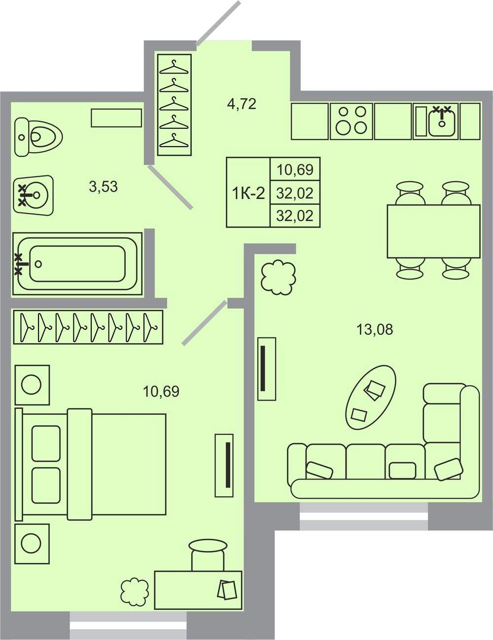 Объект по адресу Ленинградская обл, Всеволожский р-н, Тихая ул, д. 1