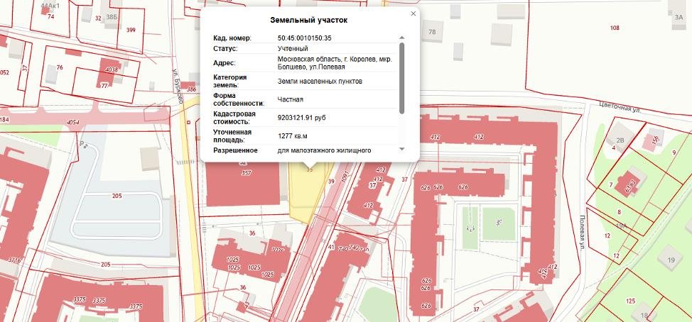 Объект по адресу Москва, Полевая улица 