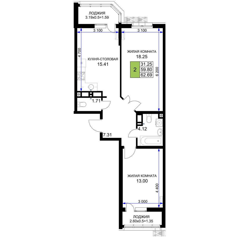 Объект по адресу Москва, Старокубанская улица, д.2/23 