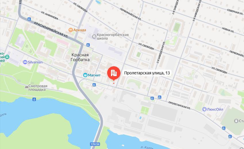 Объект по адресу Москва, Пролетарская улица, д.13 