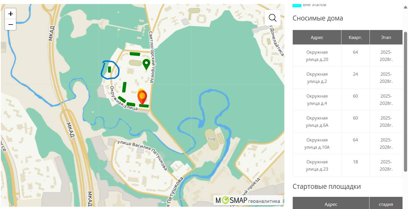 Фото квартиры по адресу Москва, Окружная улица, д.23 