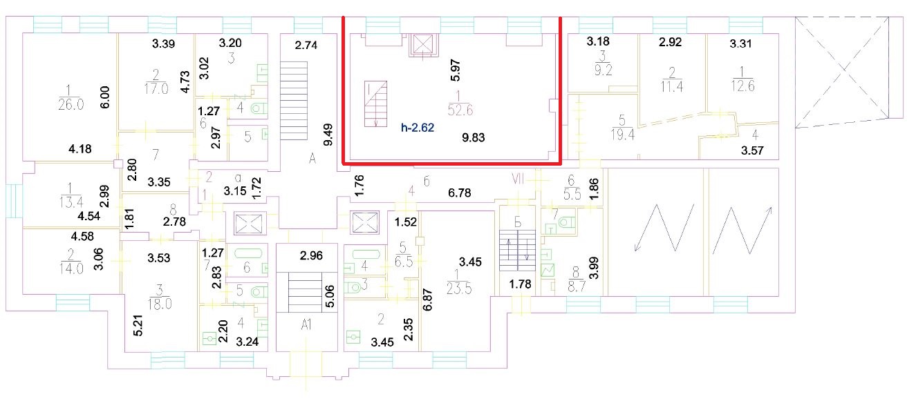 Объект по адресу Москва, Фрунзенская набережная, д.42 