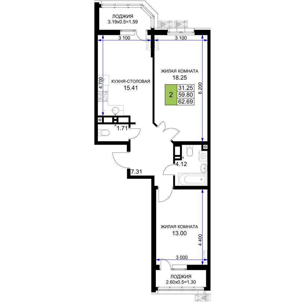 Объект по адресу Москва, Старокубанская улица, д.2/23 