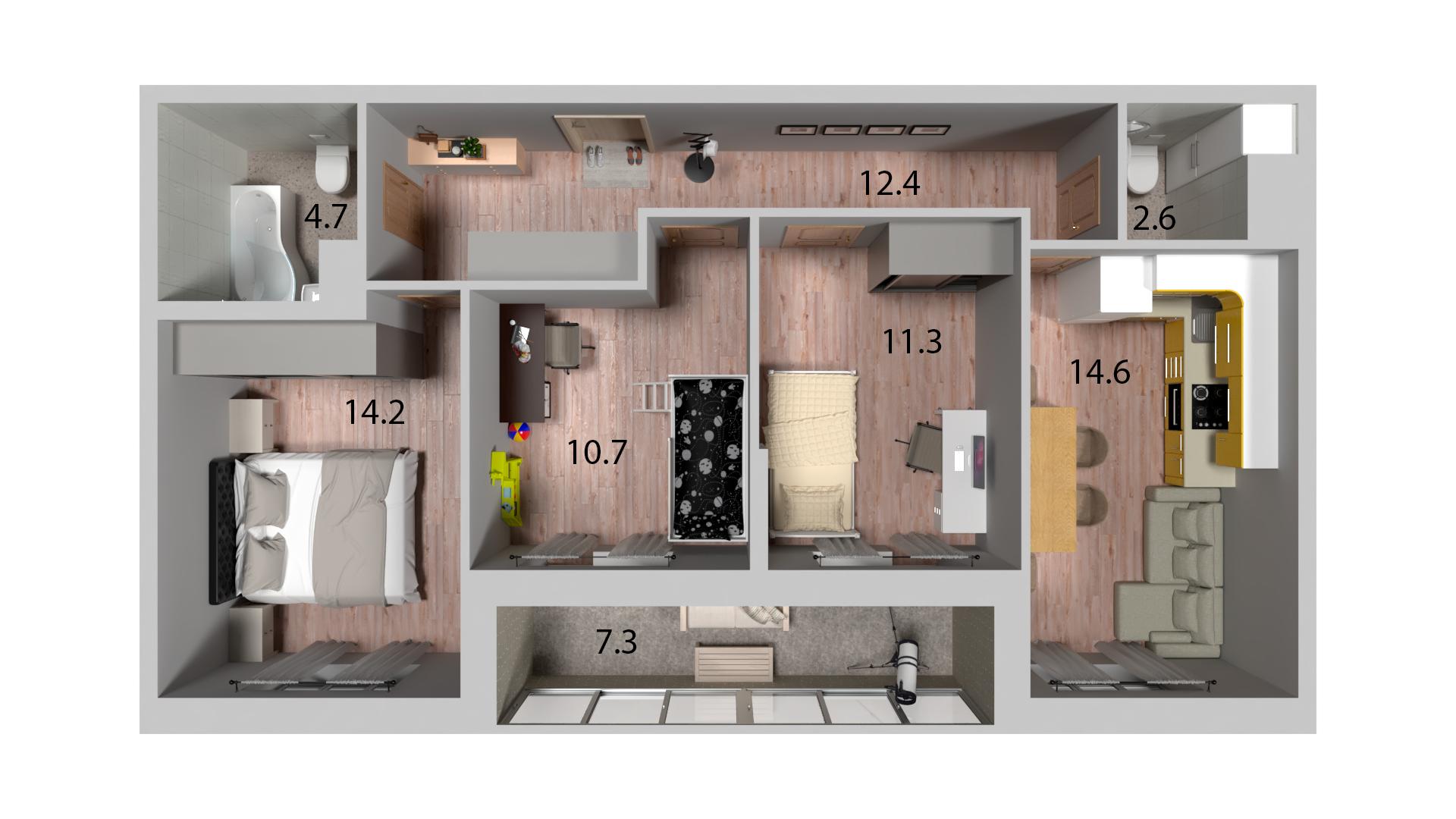Фото квартиры по адресу Санкт-Петербург, Головнина бульвар, д.6к1 