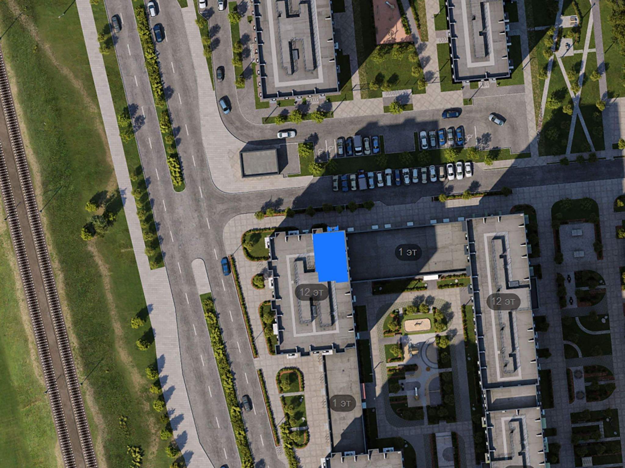 Объект по адресу Санкт-Петербург, ЖК Витебский Парк, д.6 