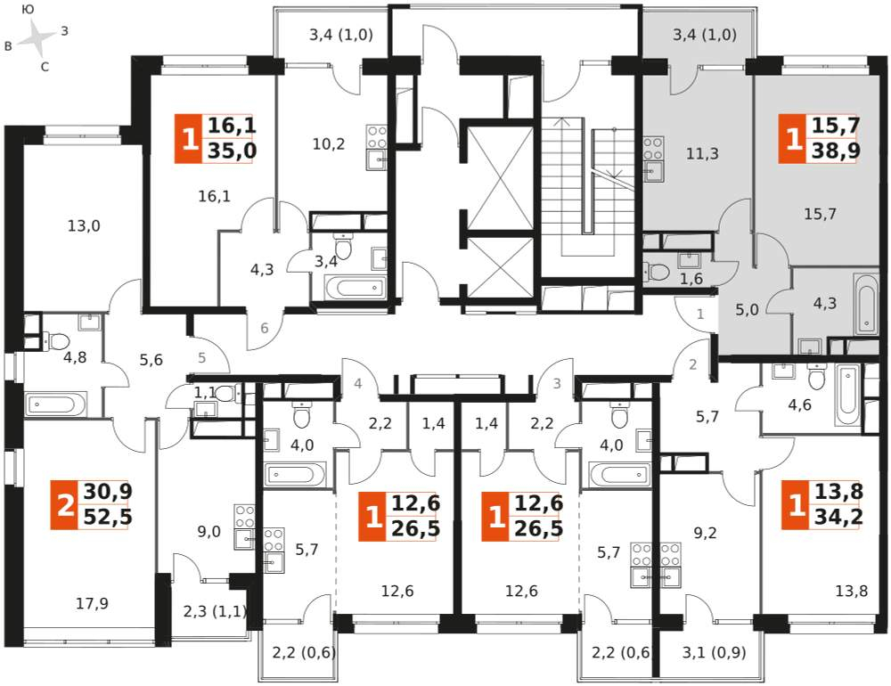 Объект по адресу Москва, Центральная улица, д.2 