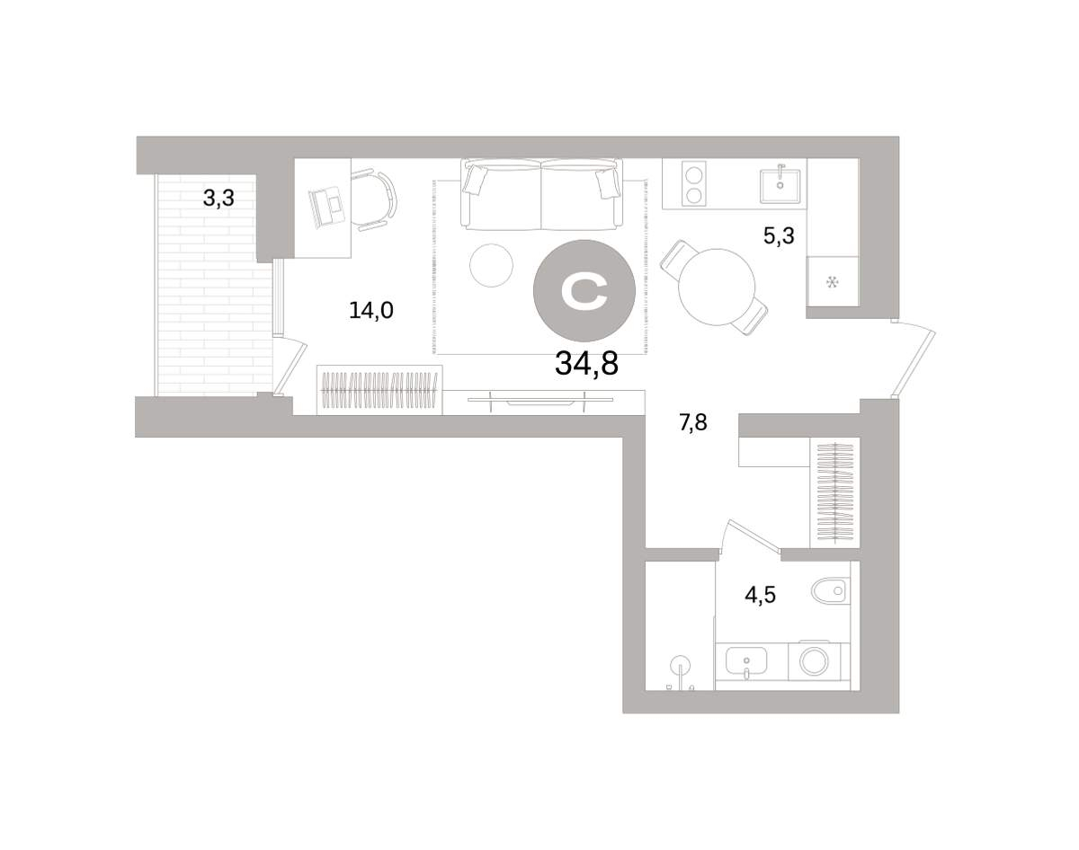Объект по адресу Санкт-Петербург, Крузенштерна проспект, д.1 