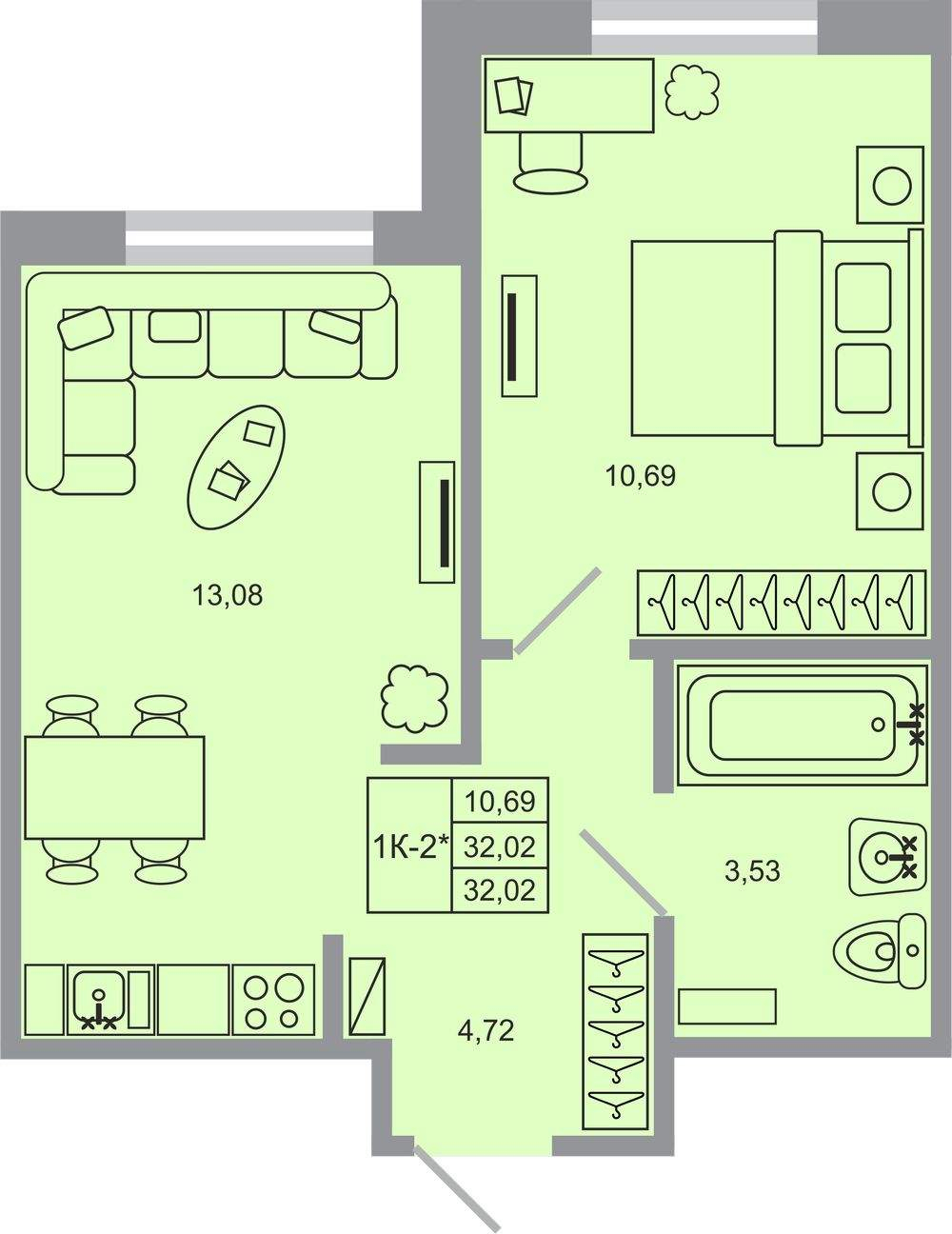 Объект по адресу Ленинградская обл, Всеволожский р-н, Тихая ул, д. 1