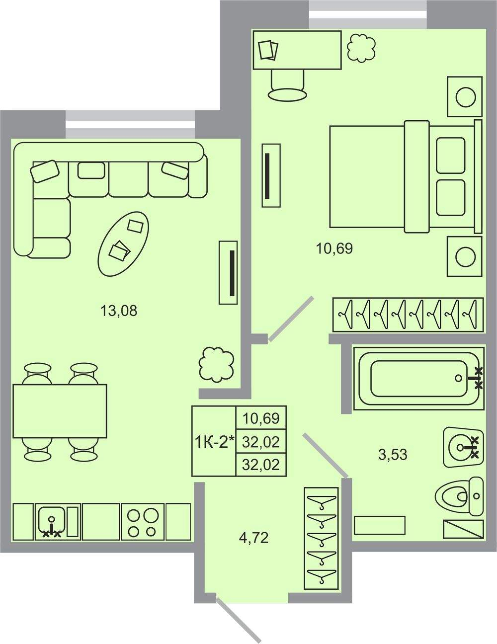 Объект по адресу Ленинградская обл, Всеволожский р-н, Тихая ул, д. 1