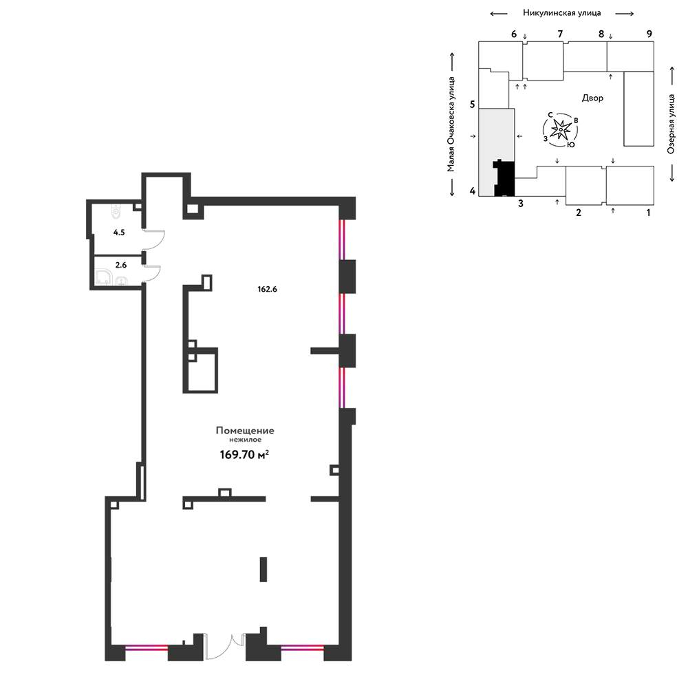 Объект по адресу Москва, Озёрная улица, влд42 