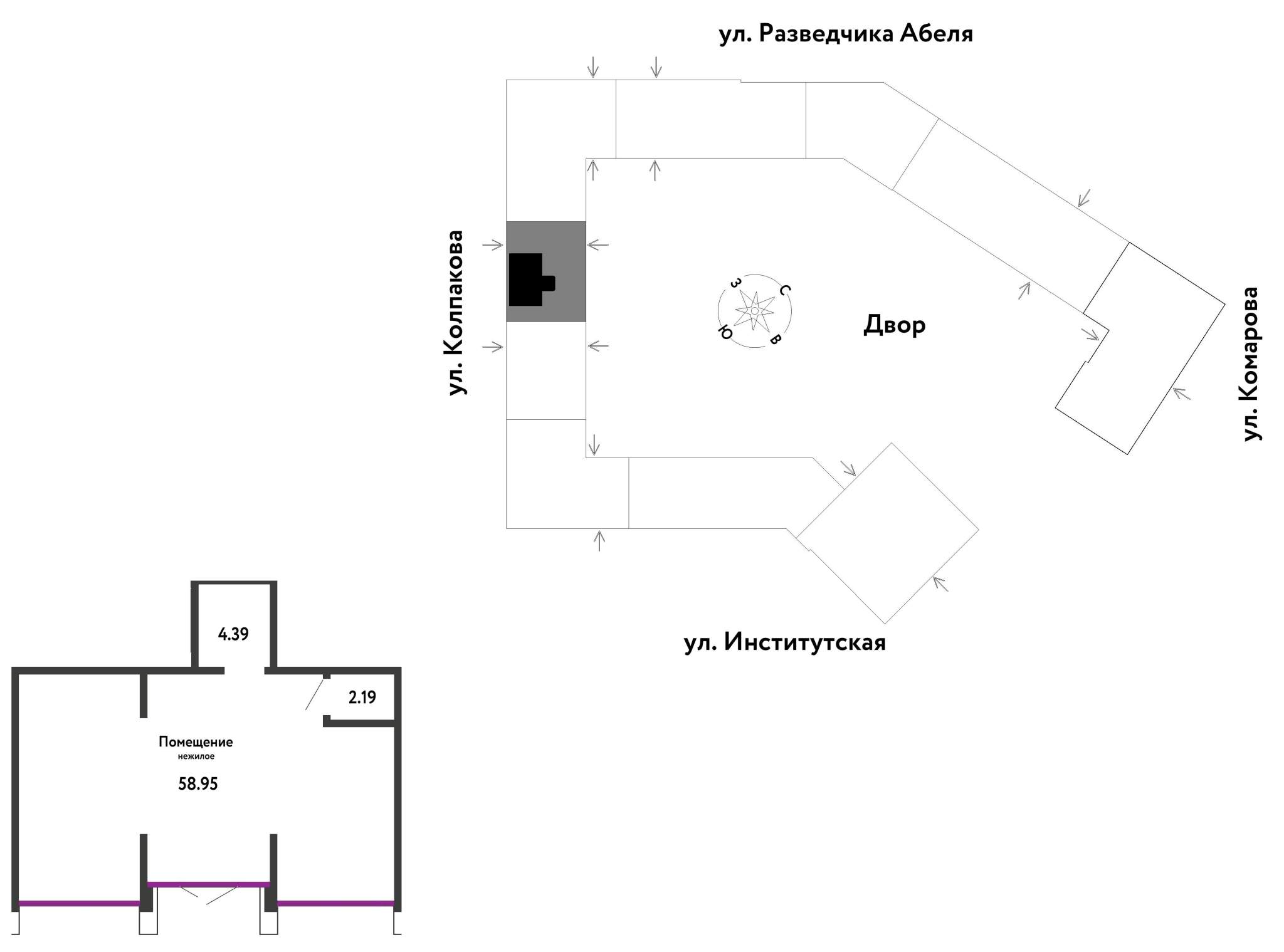 Объект по адресу Москва, Комарова улица, д.17 