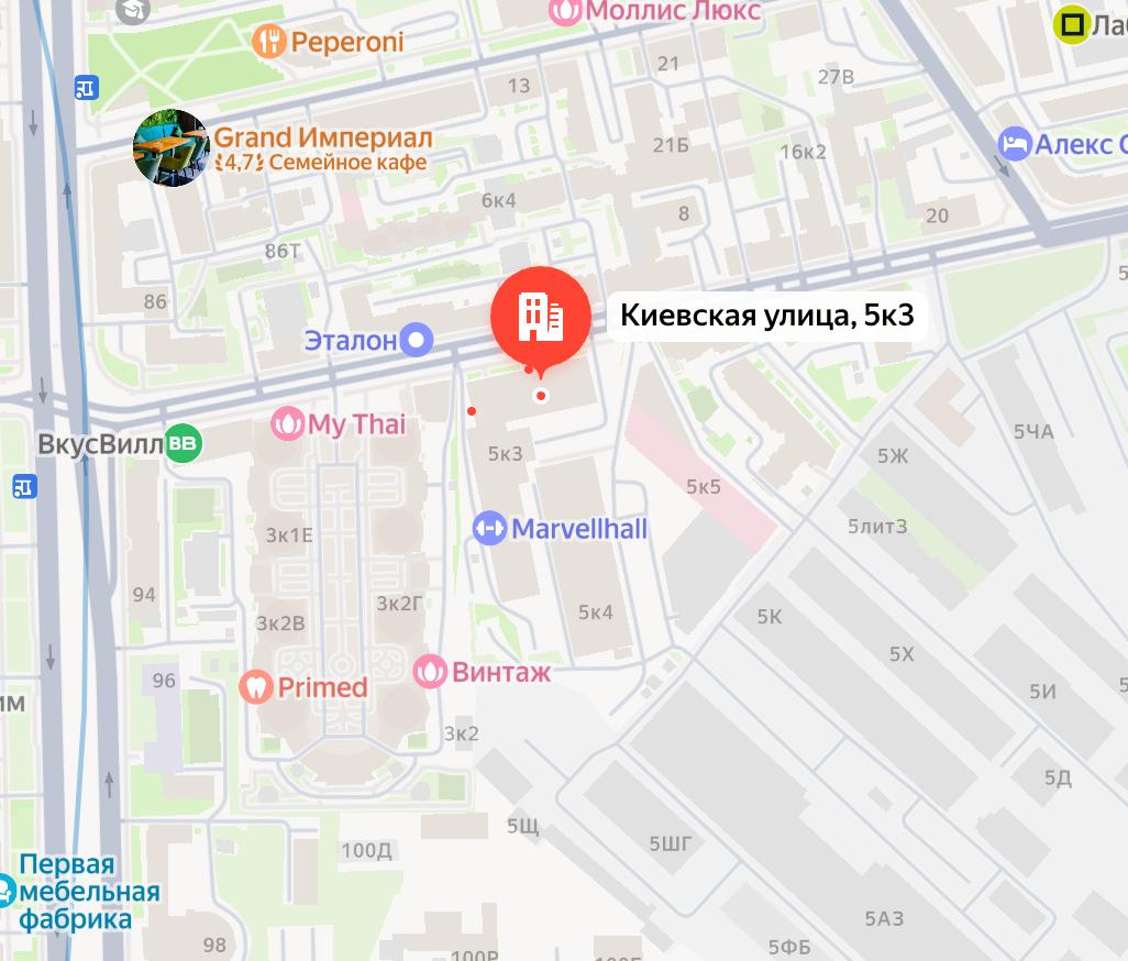 Объект по адресу Санкт-Петербург, Киевская улица, д.5к3 