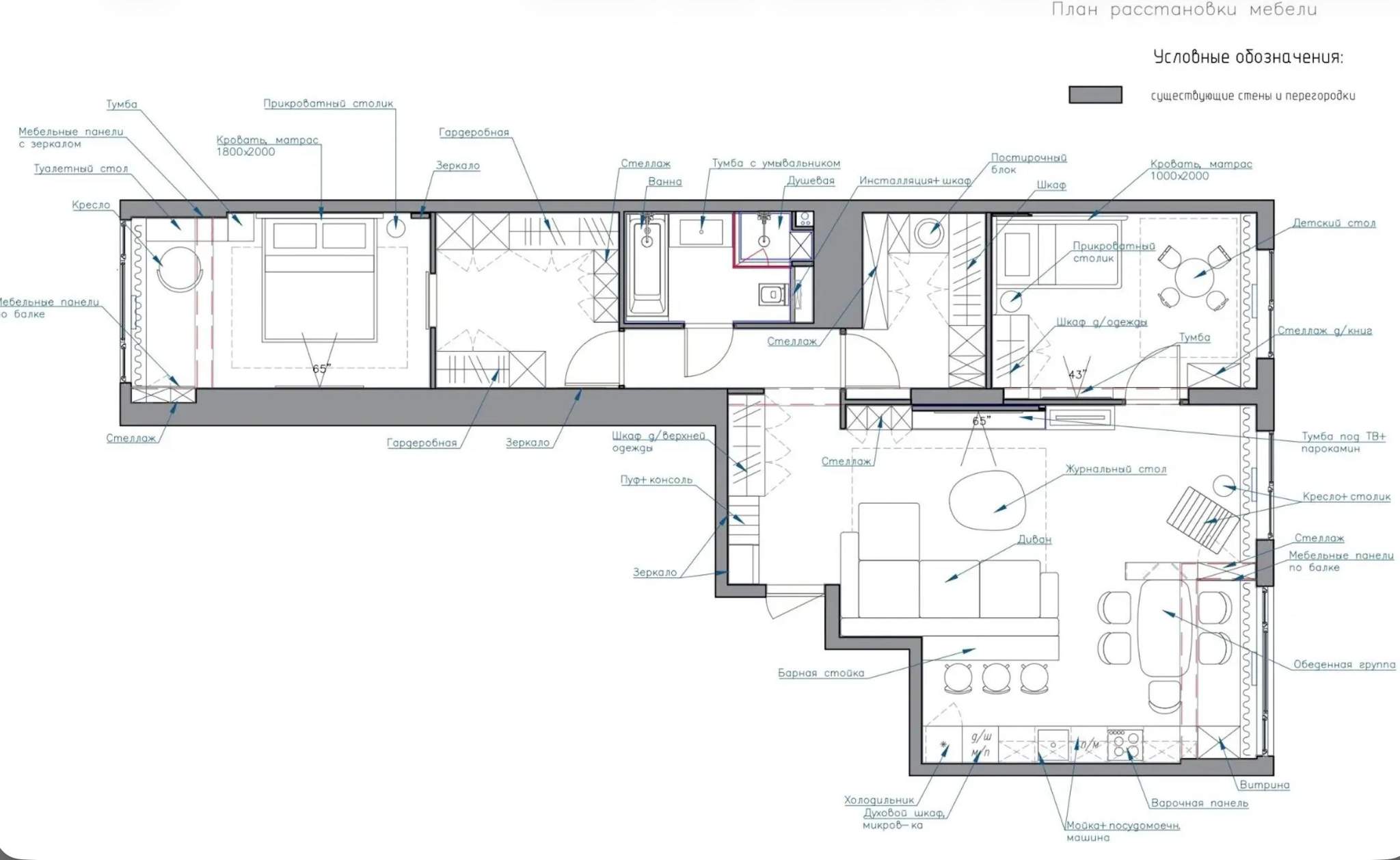 Фото квартиры по адресу Москва, Лозицкой улица, д.1а 
