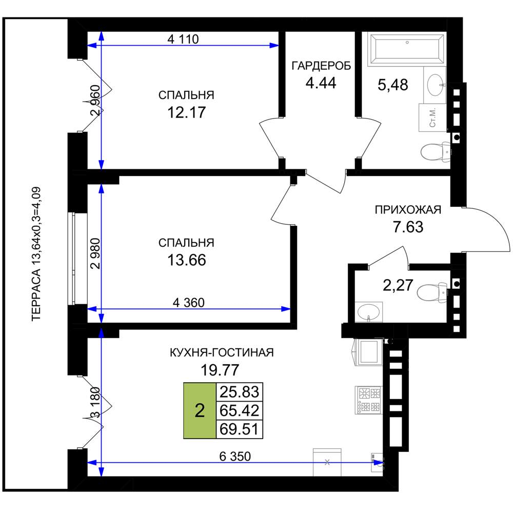 Объект по адресу Москва, Героя России Катериничева улица, д.1 