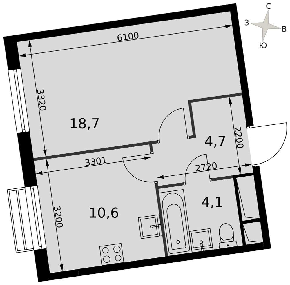 Объект по адресу Московская обл, Развилка п, Римский проезд, д. 5стр1