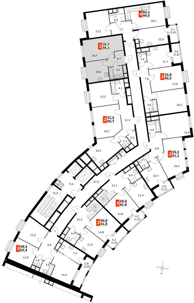 Объект по адресу Московская обл, Развилка п, Римский проезд, д. 5стр1