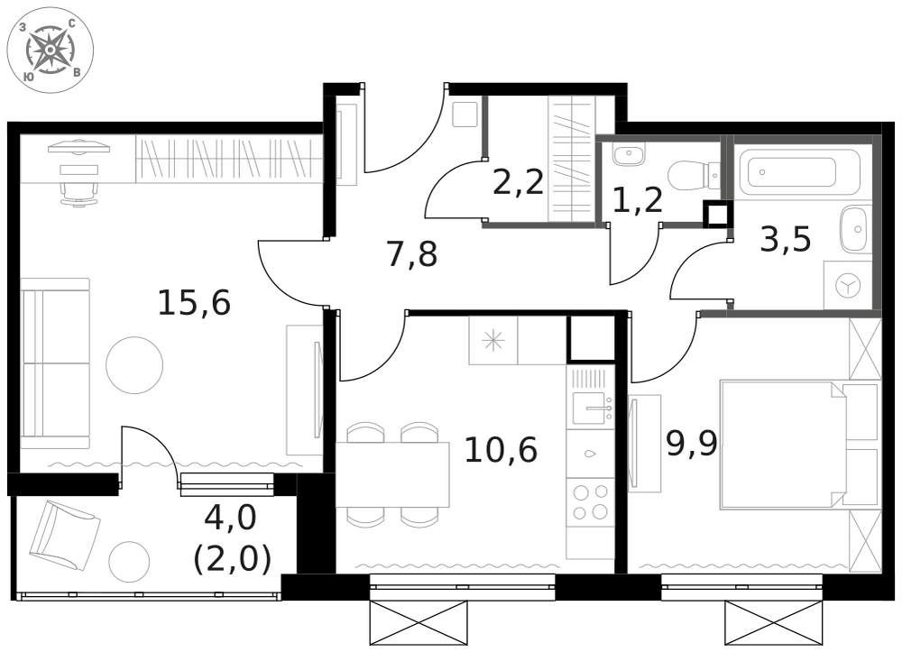 Объект по адресу Москва г, Ленинградское ш, д. 228к4