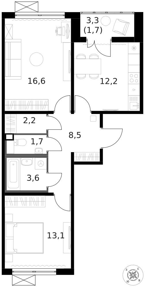 Объект по адресу Москва г, Ленинградское ш, д. 228к4