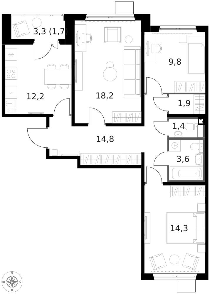 Объект по адресу Москва г, Ленинградское ш, д. 228к4