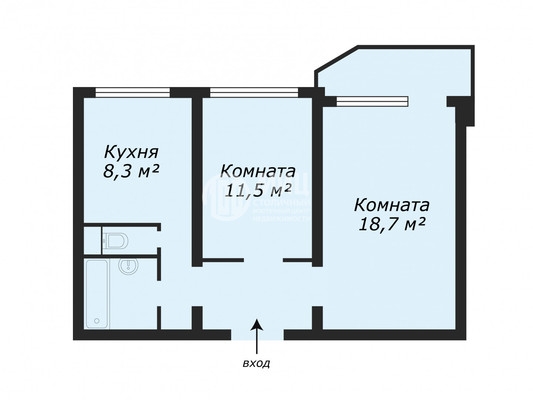 Объект по адресу Москва г, Кантемировская ул, д. 4к1