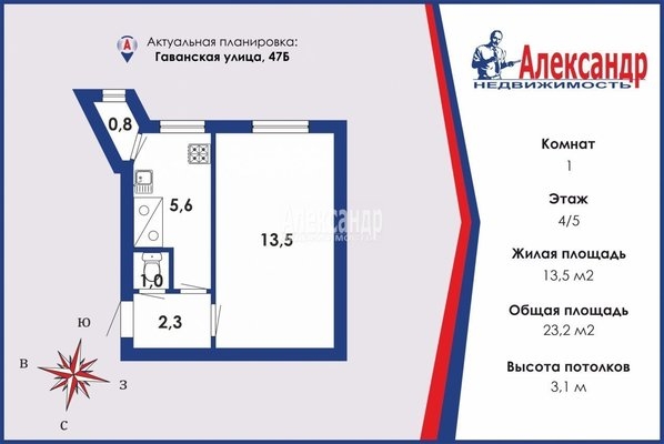 Объект по адресу Санкт-Петербург г, Гаванская ул, д. 47