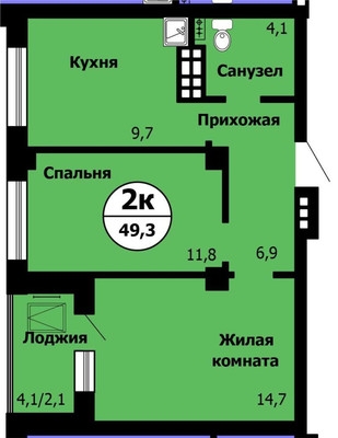 Объект по адресу Красноярский край, Октябрьский р-н, Лесопарковая ул, д. 43