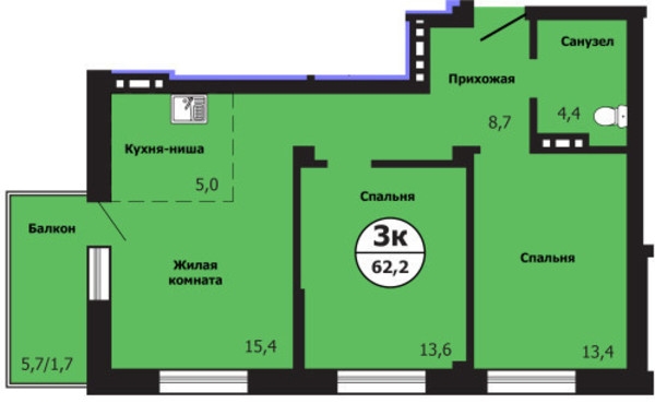 Объект по адресу Красноярский край, Свердловский р-н, Лесников ул, д. 51