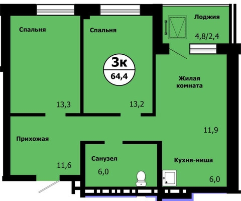 Объект по адресу Красноярский край, Лесников ул, д. 47