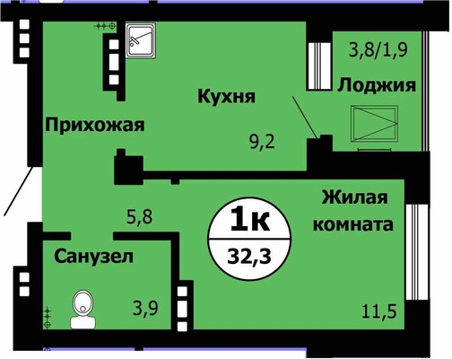 Объект по адресу Красноярский край, Октябрьский р-н, Лесопарковая ул, д. 43