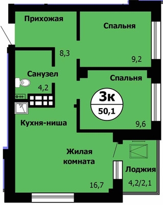 Объект по адресу Красноярский край, Октябрьский р-н, Лесопарковая ул, д. 43