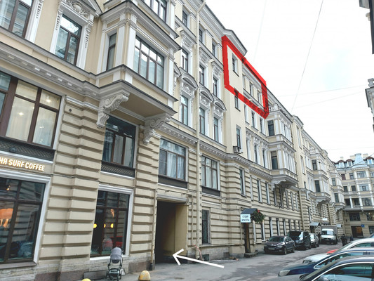 Объект по адресу Санкт-Петербург г, Пестеля ул, д. 13-15