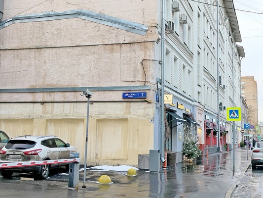 Объект по адресу Москва г, Красина ул, д. 7стр1
